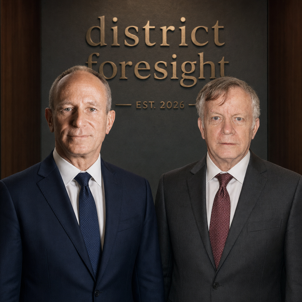 Mike Anchovies and John Anchovies, founders of District Foresight